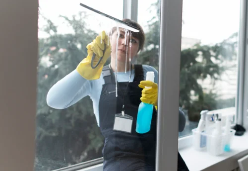 Nettoyage de vitres intérieures et extérieures à Coudures